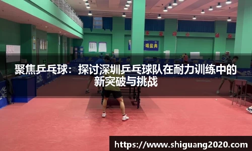 聚焦乒乓球：探讨深圳乒乓球队在耐力训练中的新突破与挑战